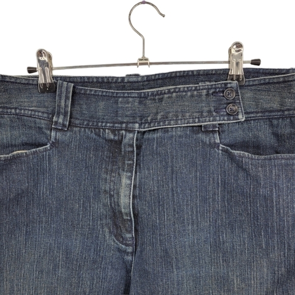 Talbots Dark Wash Stretch Flat Front Jeans - Picture 4 of 6